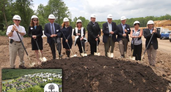 Groundbreaking ceremony, June 2018.