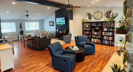 Community room at Drumlin Heights at Radisson